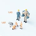 thumbnail image 4 of 5Pcs 1/43 1/87 Mini Construction Worker Figure Train Model DIY Sandbox Accessory, 4 of 10