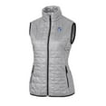 thumbnail image 2 of Women's Cutter & Buck Gray Fresno State Bulldogs Vault Rainier PrimaLoft Eco Full-Zip Puffer Vest, 2 of 3
