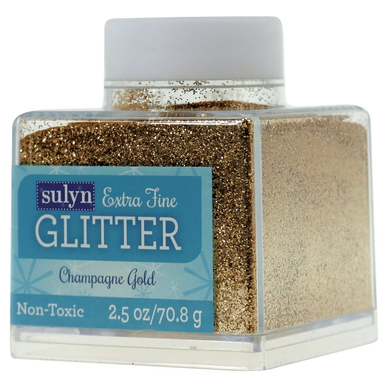 Sulyn Extra Fine Glitter Silver 2.5 oz Container