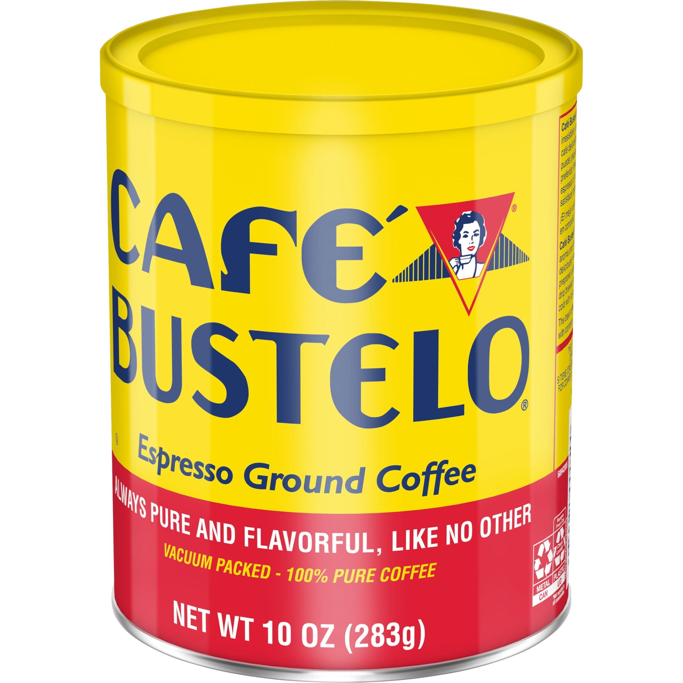 Cafe Bustelo, Café Molido Tostado Oscuro Estilo Espresso, Lata de 10 oz Cafe Bustelo, Café Molido Tostado Oscuro Estilo Espresso, Lata de 10 oz