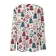 thumbnail image 5 of Holiday Gifts! Titcea Christmas Tops for Women 2024 Long Sleeve Crewneck Fashion Xmas Print Cute Pullover Sweaters 2024 Loose Comfort Lightweight Casual Tops, 5 of 5