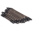 thumbnail image 2 of Varilla De Enlace RC De Metal, Varilla De Enlace RC Resistente Al Desgaste, Resistente Al Desgaste, Color Titanio + Metal Negro Para Accesorio RC Axial SCX10 II 90046 90047 1/10 RC OTVIAP RC Car Link Rod, 2 of 8