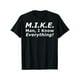 thumbnail image 1 of Funny Mike T-Shirt - 'Knows Everything' Humor Gift for Men - Birthday & Father's Day, 1 of 6