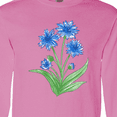 thumbnail image 4 of Inktastic Cornflower Long Sleeve T-Shirt, 4 of 5