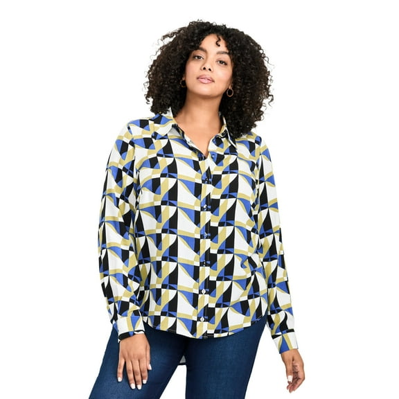 Avenue Women's Plus Size Allure Relaxed Shirt