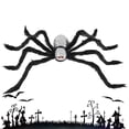 thumbnail image 7 of ODOMY Giant Spider and Fake Large Hairy Spider Props Scary Halloween Decoration, 7 of 7