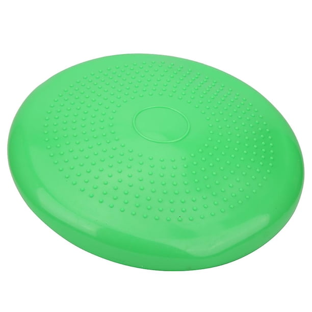 2024 Cojín inflable grueso para yoga, gimnasio, deportes, fitness, masaje oscilante Cojín de equilibrio verde de 34 cm de diámetro