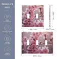 thumbnail image 2 of 3 Gang Switch Covers Blooming Cheery Flowers Light Wall Plate Home Faceplate Switch Plates 6.37”x4.48”, 2 of 8