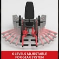 thumbnail image 7 of COZONY Heavy Duty Hip Abductor Adductor Machine, 440 lb Capacity Adjustable 6-Position Thigh Trainer for Home Gym,Black+Red, 7 of 7