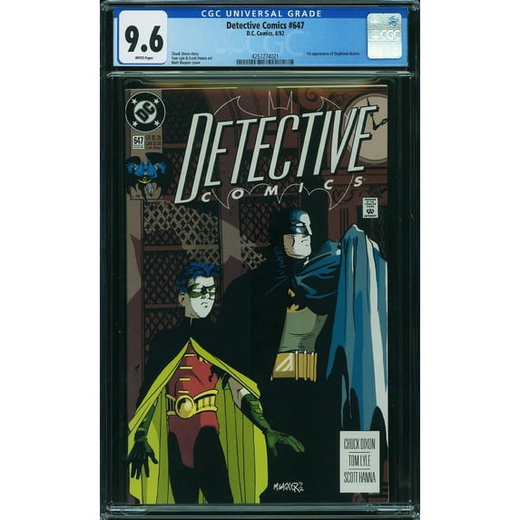 Detective Comics #647 - CGC 9.6 Comic Book