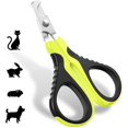 thumbnail image 2 of Cisaauxà Griffes profesionales por chats, ciseauxà Ongles por Petit animaux, ciseauà ongle incnvés en acier inoxyble, ciseauxà Griffes portables, (2 poignés Vert - neur) PenghuiLiu 9024719196299, 2 of 5