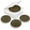 2 Pairs - Light Coffee, variant on Nipple Covers - 2 Pairs of Reusable Adhesive Invisible Sticky Silicone Bra Nipple Coverage Pasties Breast Petal for Women 2 Pairs 3" Light Skin