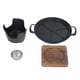 thumbnail image 1 of Parrilla Para Una Persona Al Aire Libre, Parrilla Portátil De Mesa De Aluminio Fundido A Presión Fácil De Limpiar Extraíble Para Acampar Para Reuniones ANGGREK Otros, 1 of 8