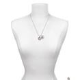 thumbnail image 3 of Delight Jewelry Stainless Steel Disc with Border Silvertone Script Initial Disc - Z - Charm Necklace, 20"+3", 3 of 4