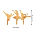 thumbnail image 2 of Fiudx Artículos en oferta con ofertas flash 1PC Adhesivo de pared con espejo Adhesivo de fondo estéreo para sala de estar de niña, 2 of 2