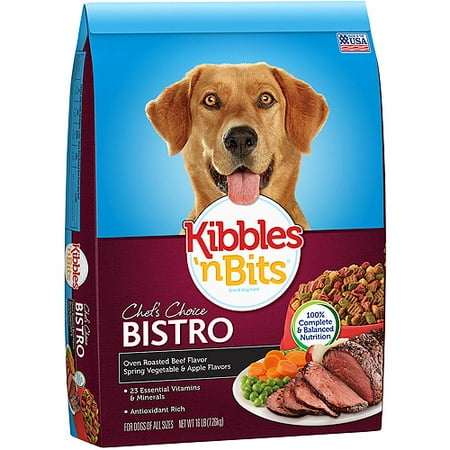 Kibbles 'n Bits Bistro Beef Dry Dog Food 16 Lb.