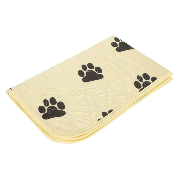 Almohadilla lavable para orinar de perro, absorbente, impermeable, reutilizable, almohadillas de entrenamiento para perros, gatos, mascotas, color beige