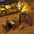 thumbnail image 4 of Kit de sujetalibros para casas de muñecas de madera en 3D con luz LED, 4 of 7
