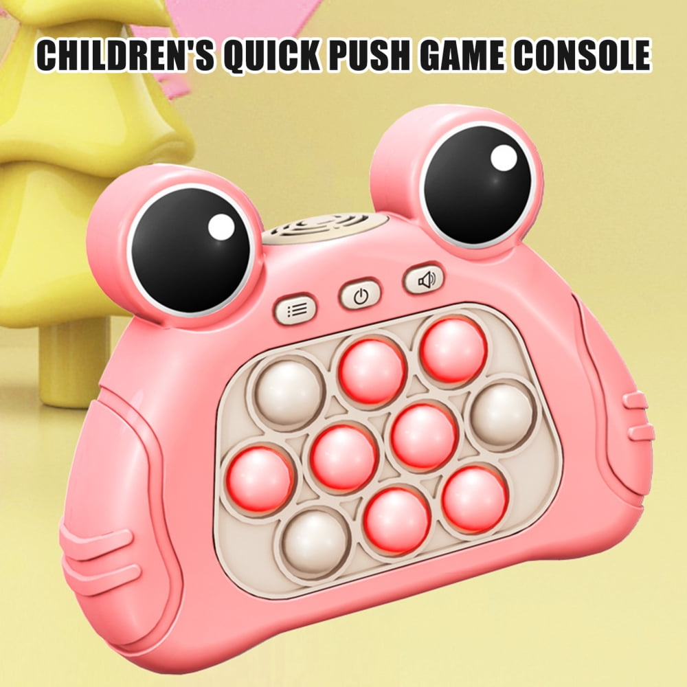 Frog Shaped Pop Push Bubble Fidget Game Machine Toy Creative Whack