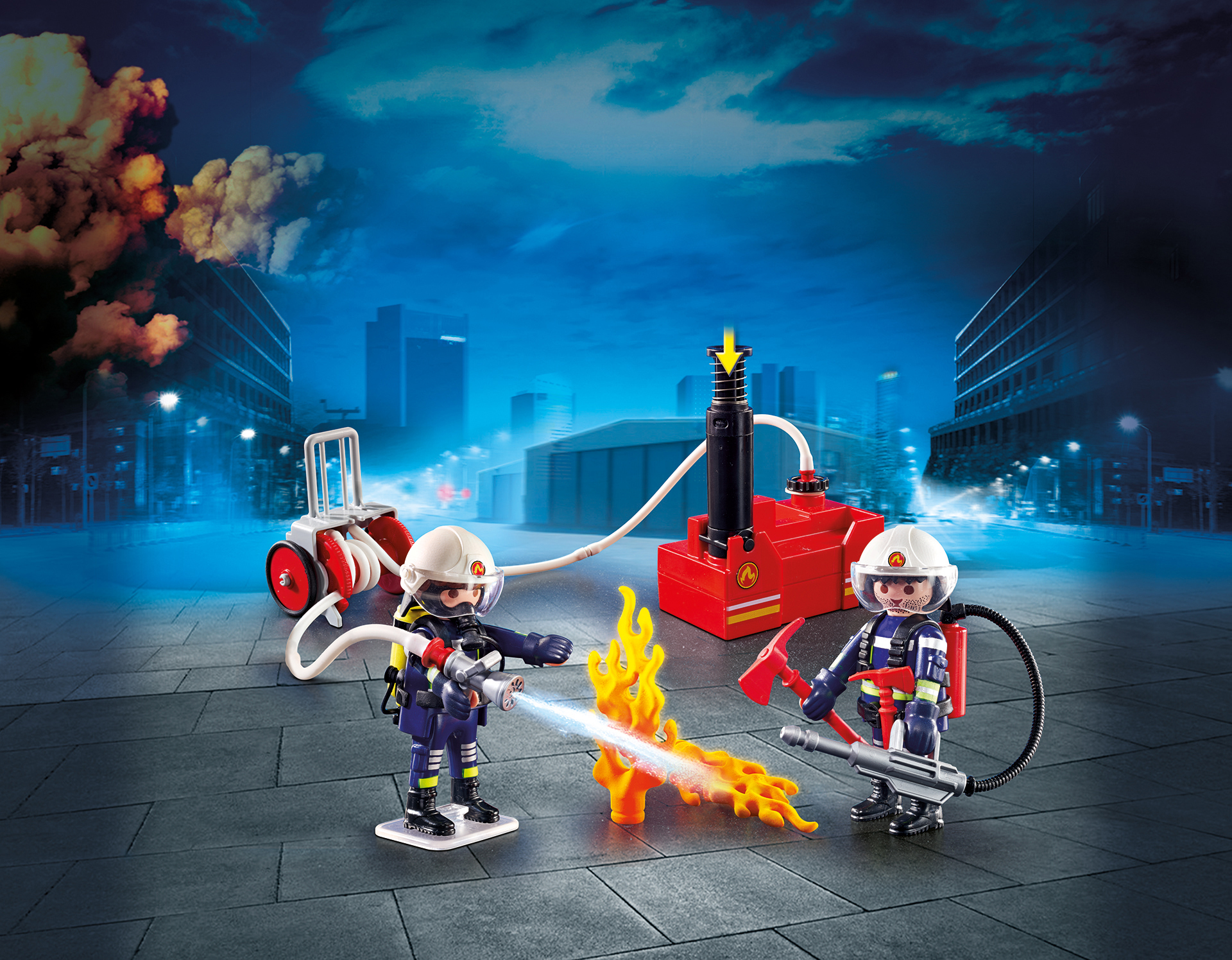 PLAYMOBIL Firefighters with Water Pump - image 2 of 5