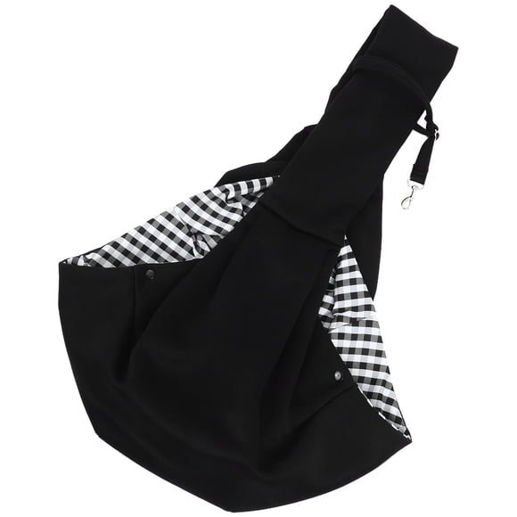 VERDANVERSE Lightweight Dog Shoulder Carrier Bag with Safety Buckle and Comfortable Mesh Black