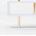 thumbnail image 5 of Benjara 67 Inch Bookcase, Vertical Freestanding Divider, 4 Shelves, White, Gold, 5 of 6