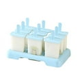 thumbnail image 3 of Shenmeida Popsicles Molds, 9-Cavity Popsicle Maker Mold Food Grade Silicone Popsicle Molds, Homemade Popsicles Ice Cream Mold, Ice Pop Molds, 3 of 4