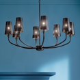 thumbnail image 4 of 52509BK Kichler Lighting Adeena - 8 Light Chandelier In Traditional Style-24.5 Inches Tall and 36.5 Inches Wide-Black Finish    -Traditional, 4 of 9