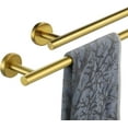 thumbnail image 1 of Double Towel Bar Matte Stainless Steel Bath Towel Rack for Bathroom Towel Holder Wall Mount Total Length TBLPB, 1 of 9