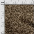 thumbnail image 2 of oneOone Cotton Cambric Brown Fabric Asian Leaf Block Sewing Craft Projects Fabric Prints By Yard 56 Inch Wide, 2 of 4