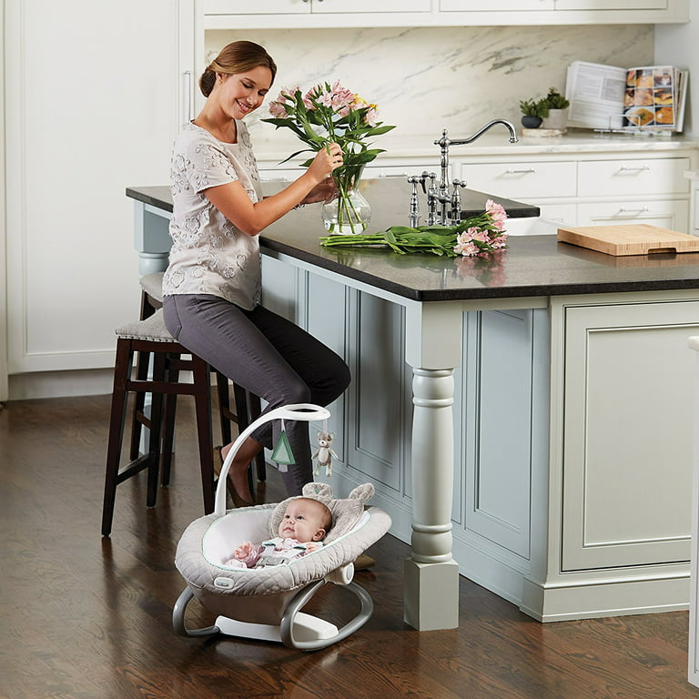 Graco EveryWay Soother with Baby Rocker, Removable Swing Tristan