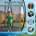thumbnail image 4 of Gardwin Outdoor Trampoline 10FT/12FT/14FT Round Jumping Trampoline with Enclosure Net and Ladder,Recreational Backyard Trampolines Anti-Rust for Kids Birthday Gift, 4 of 11