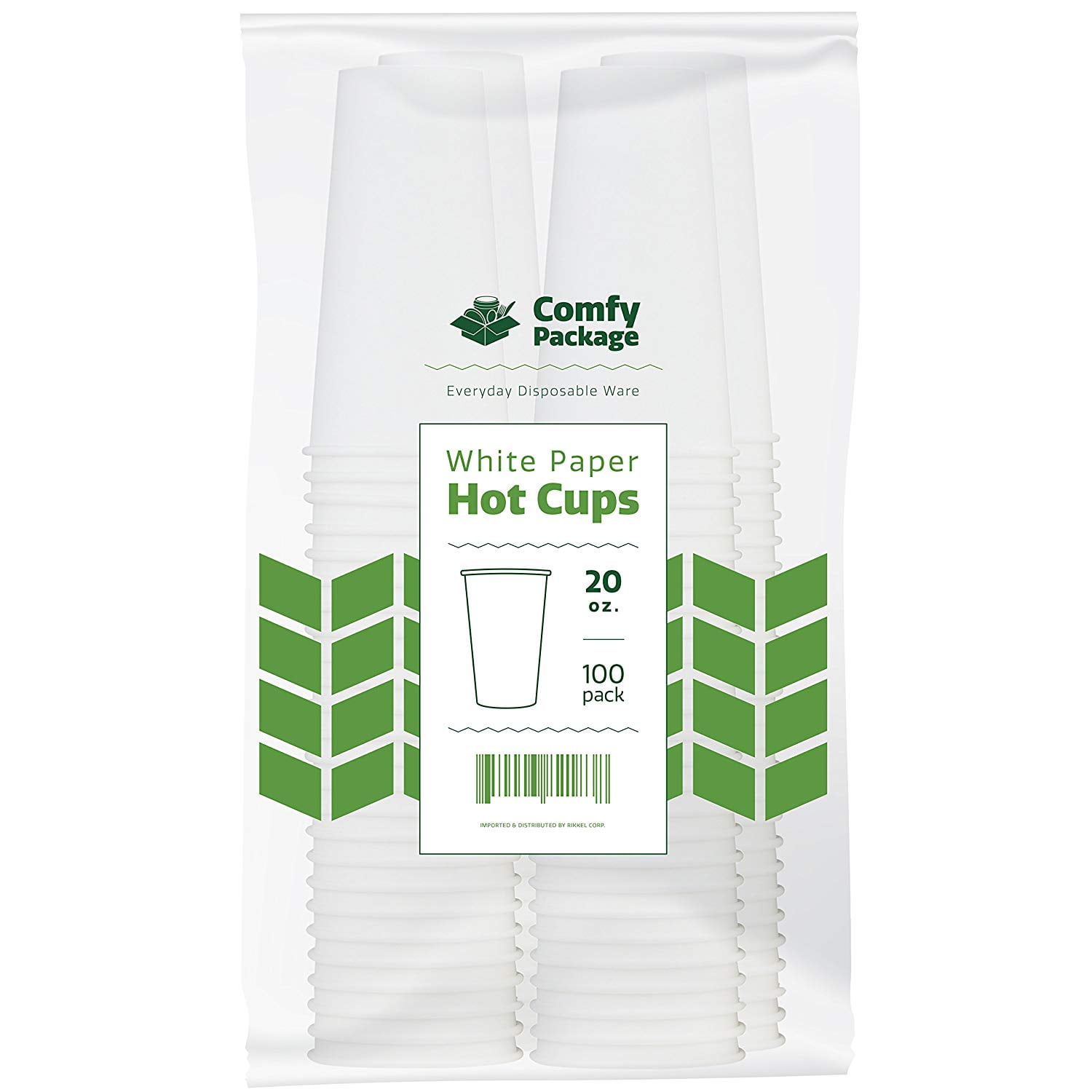 Comfy Package [50 Sets - 10 oz.] Insulated Ripple Paper Hot Coffee Cup –  novapkg