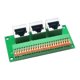 thumbnail image 1 of RJ45 Female Breakout Board,Solderless RJ45 to 8Pin Quick Spring Terminal,Three Ways RJ45 Female Conn, 1 of 5