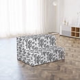 thumbnail image 4 of Black and White Foldable Mattress, Outline Cactus Art, 74.8" x 35.4", Black and White, by Ambesonne, 4 of 6