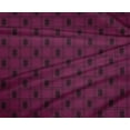 thumbnail image 4 of oneOone Polyester Lycra Fabric Swirl & Check Ikat Printed Fabric 1 Yard 56 Inch Wide, 4 of 4