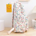 thumbnail image 3 of Mochila Diaria para Mujer Tela Oxford Floral Con Múltiples Bolsillos (blanco), 3 of 9