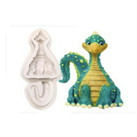 

OOKWE Easter 3D Dinosaur Silicone Cake Mold Cartoon Animal DIY Fondant Candy Chocolate Decorating Tools Baking Supplies