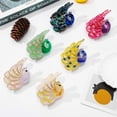 thumbnail image 2 of Giaone Creative Peacocks Shaped Acetate Hair Clip Women Fashion Accessory, 2 of 8