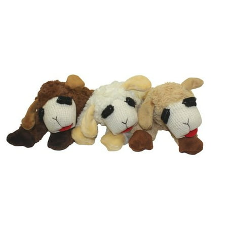 multipet lamb chop plush dog toy