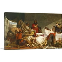 ARTCANVAS The Festival Of Esther 1865 Canvas Art Print by Edward Armitage - Size: 26" x 18" (0.75" Deep)