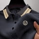 thumbnail image 4 of Blusa y camisa de manga corta con cuello vuelto para hombre, color liso, con solapa, manga corta, informal, a la moda, para hombre, 4 of 4