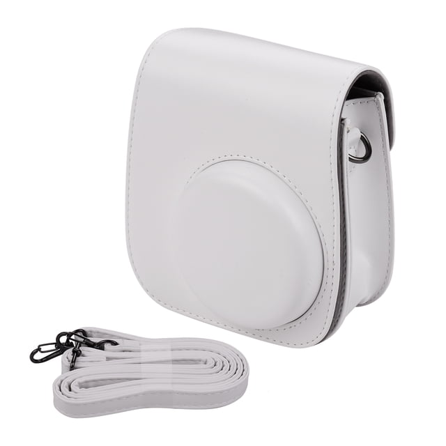 Amdohai Portable Instant Camera Case Bag Holder PU Leather with Shoulder Strap Compatible with Fujifilm Fuji Instax Mini 11