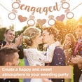thumbnail image 6 of Eye-Catching Engagement Party Decorations, Premium Rose Gold Glitter He Asked She Said Yes Garland, Suitable For Multiple Occasions Including Bridal Shower, Anniversary Parties, 6 of 7