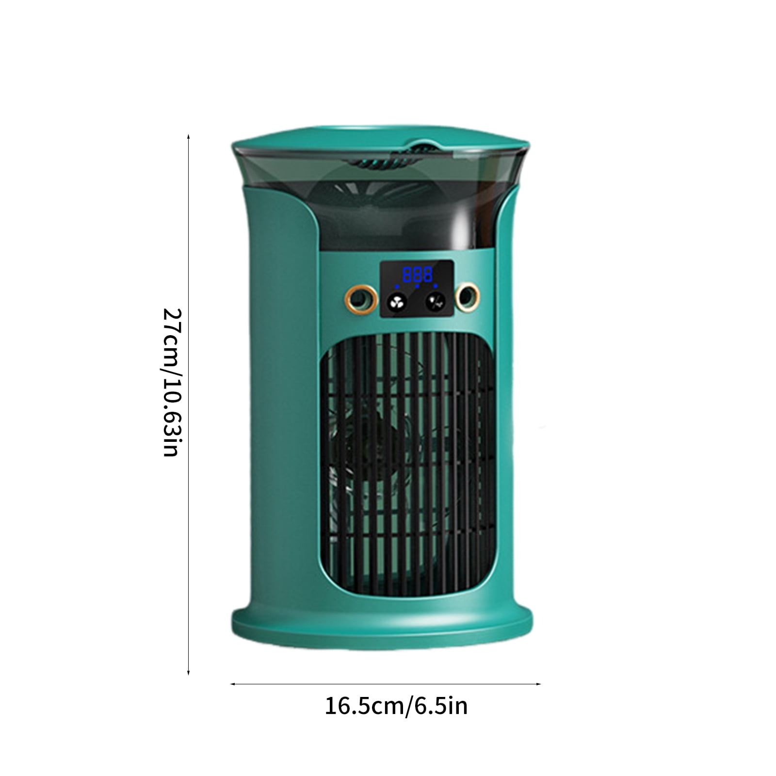 Small Portable Air Conditioning USB Charging Desktop Cooling Machine 3 Speeds Evaporative Windowless for Own Use
