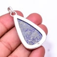 thumbnail image 2 of Natural Lapis Lazuli -Afghanistan 925 Sterling Silver Pendant 2.15", Blue Lapis Lazuli Pendant P_8028_325_35, 2 of 2