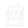 thumbnail image 2 of taicans Wall Mounted Magazine File Rack Organizer,Metal Wire Wall Mounted Magazine Holder,Hanging Document Rack,Gold Wire Wall Book Rack Magazine Shelf(White), 2 of 6