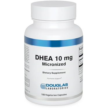 Douglas Laboratories DHEA 10 mg | Micronized Supplement to Support Immune Health, Brain, Bones, Metabolism and Lean Body Mass* | 100 Capsules