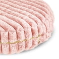 thumbnail image 3 of Vibrant Life Small Round Ribbed Orthopedic Dog Bed, Pink, 22", 3 of 6