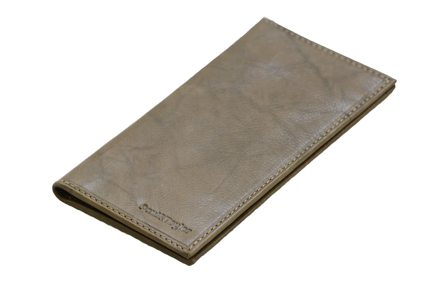 Checkbook Cover Holder Super Slim Plain Mens Womens Genuine Leather Cowhide New